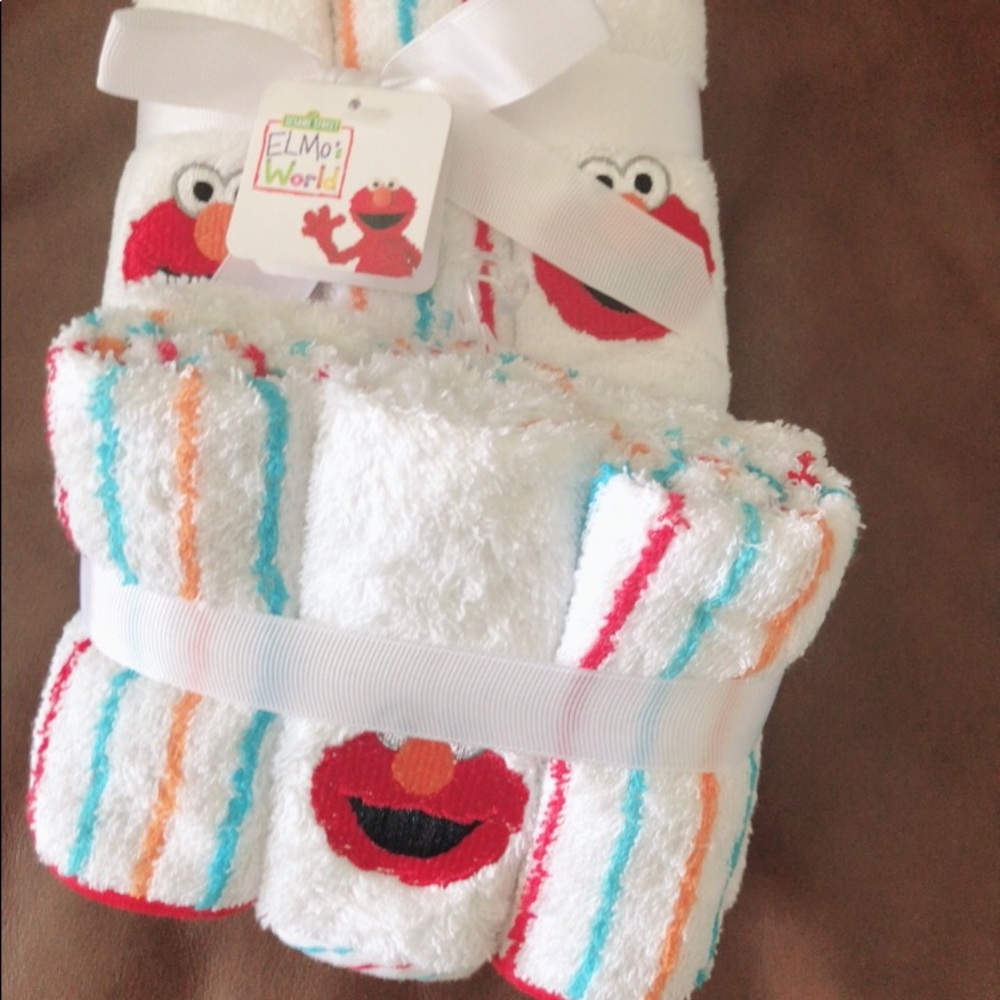 New Elmo’s World Baby Washcloths